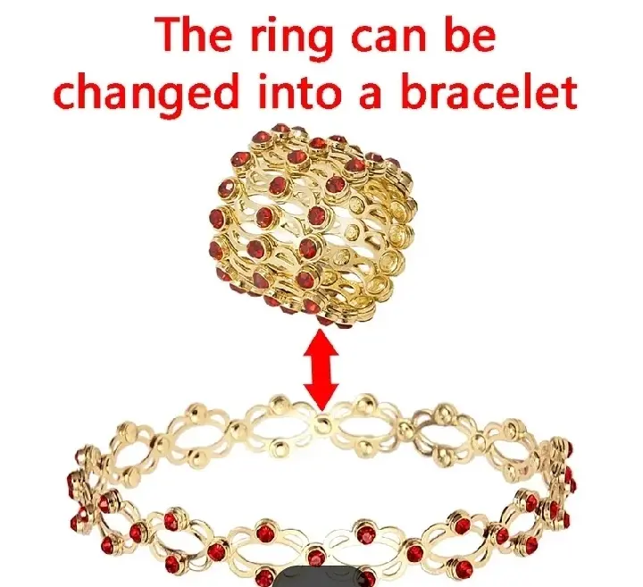 New Design Magic 2 in 1 Retractable Ring to Bracelet