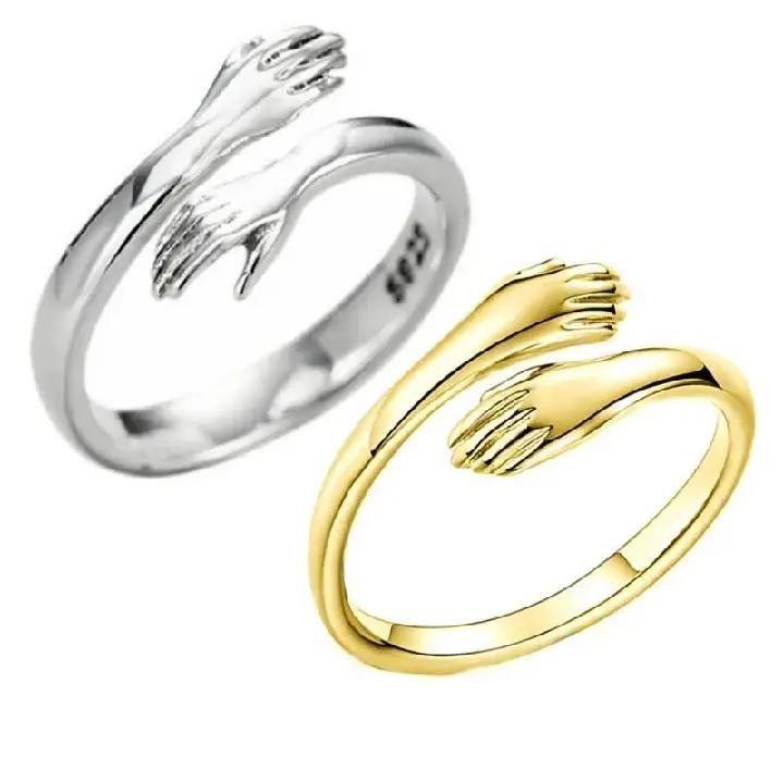 Loving couple Hug ring 