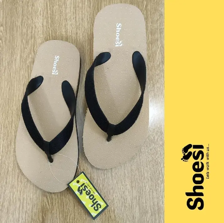 Stylish cream slippers