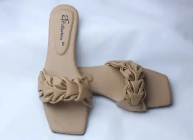 ladies slipper steplia High Quality brown slipper for girl